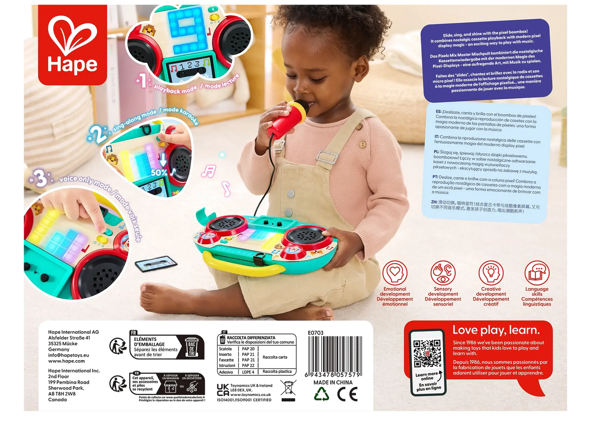 Hape: Pixelz Boom Box