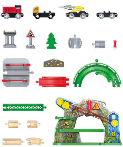 Hape: Treasure Mountain Train Set