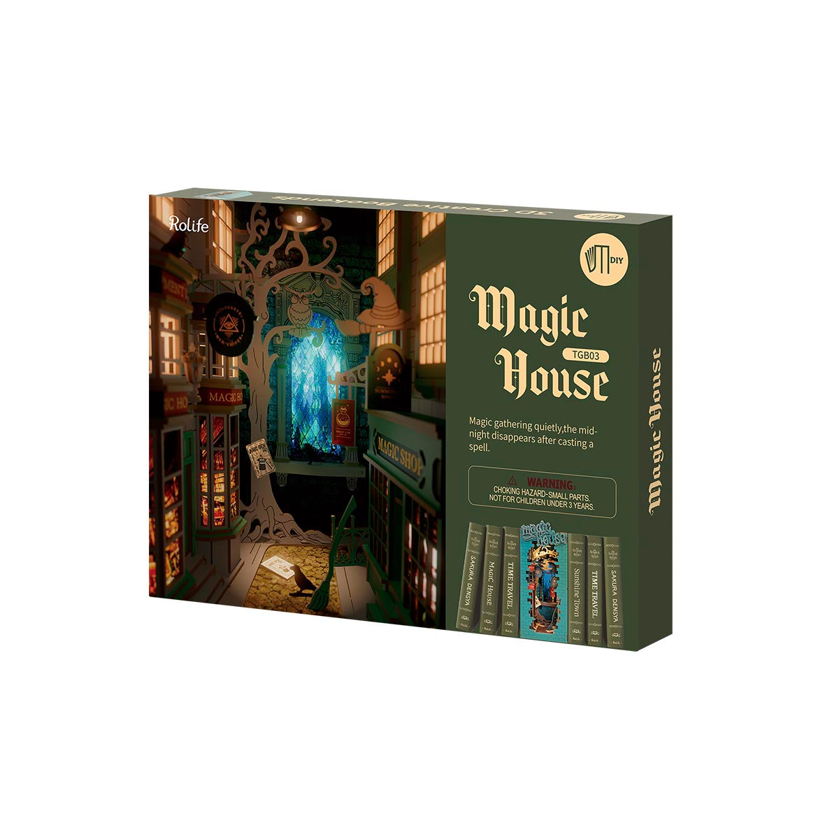 Rolife: Magic House Book Nook DIY Miniature Puzzle