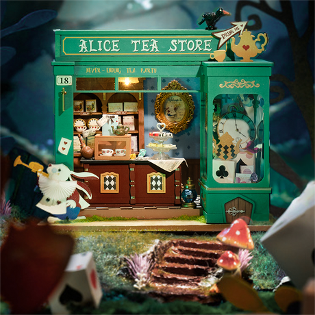 Rolife: Alice's Tea Store DIY Miniature Puzzle