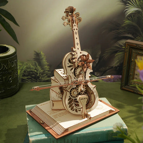Rokr: Magic Cello DIY Miniature Puzzle Kit - (AMK63)