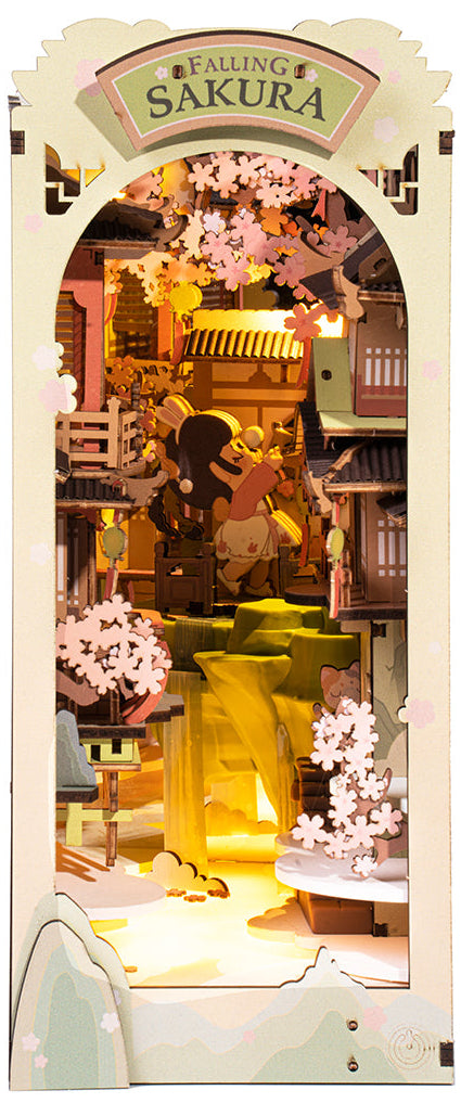 Rolife: Falling Sakura Book Nook DIY Miniature Puzzle
