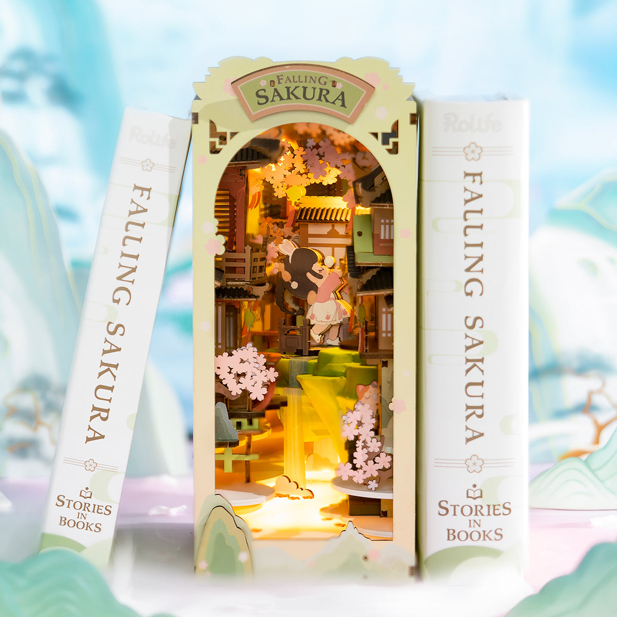 Rolife: Falling Sakura Book Nook DIY Miniature Puzzle