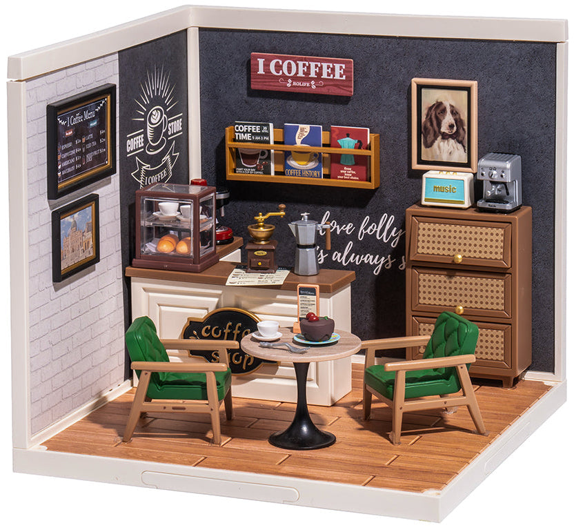 Rolife: Daily Inspiration Cafe - Super Store Plastic DIY Miniature Puzzle