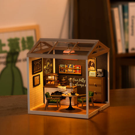 Rolife: Daily Inspiration Cafe - Super Store Plastic DIY Miniature Puzzle