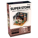 Rolife: Daily Inspiration Cafe - Super Store Plastic DIY Miniature Puzzle