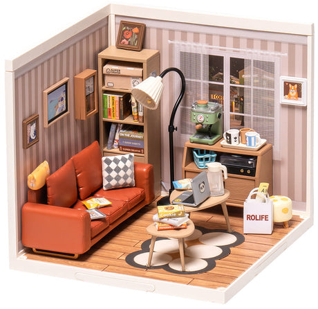 Rolife: Cozy Living Lounge - Super Store Plastic DIY Miniature Puzzle