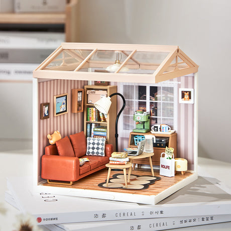 Rolife: Cozy Living Lounge - Super Store Plastic DIY Miniature Puzzle