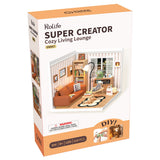 Rolife: Cozy Living Lounge - Super Store Plastic DIY Miniature Puzzle