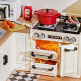 Rolife: Happy Meals Kitchen - Super Store Plastic DIY Miniature Puzzle