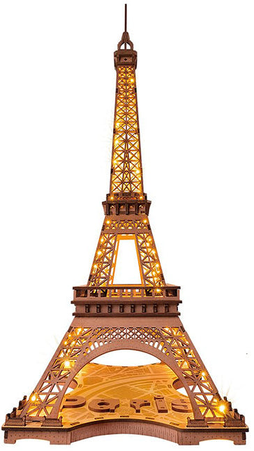 Rolife Eiffel Tower Night Scene DIY 3D Wooden Puzzle - (TGL01)