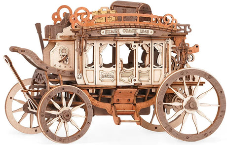 Rokr: Stage Coach DIY Miniature Puzzle Kit - (AMKA1)