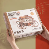 Rokr: Stage Coach DIY Miniature Puzzle Kit - (AMKA1)