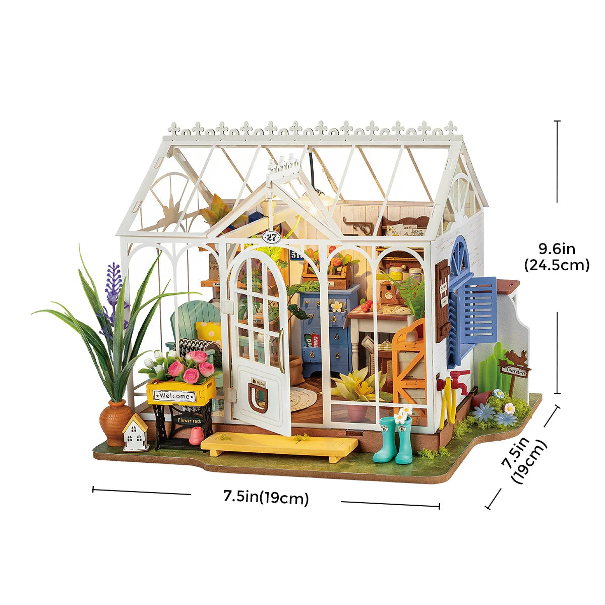 Rolife Dreamy Garden House DIY Miniture Puzzle - (DG163)