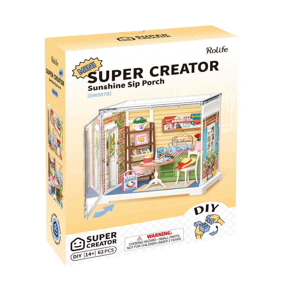 Rolife: Sweet Sips Tea - Super Store Plastic DIY Miniature Puzzle