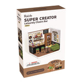 Rolife: Leisurely Cheers Bar - Super Store Plastic DIY Miniature Puzzle