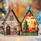 Rolife: Twinkling Christmas House DIY Miniature Puzzle Kit - (DS036)