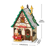 Rolife: Twinkling Christmas House DIY Miniature Puzzle Kit - (DS036)