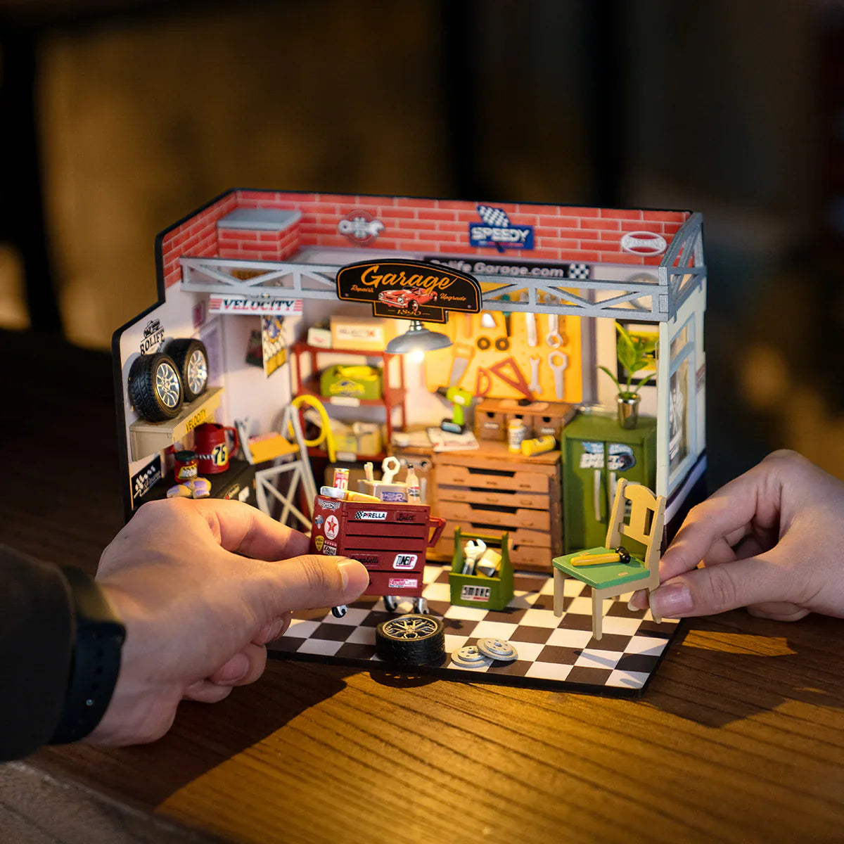 Rolife Garage Workshop DIY Miniture Puzzle - (DG165)