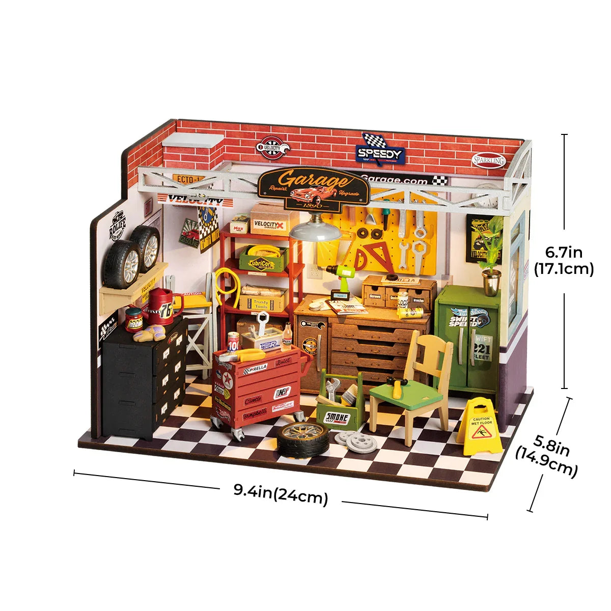 Rolife Garage Workshop DIY Miniture Puzzle - (DG165)