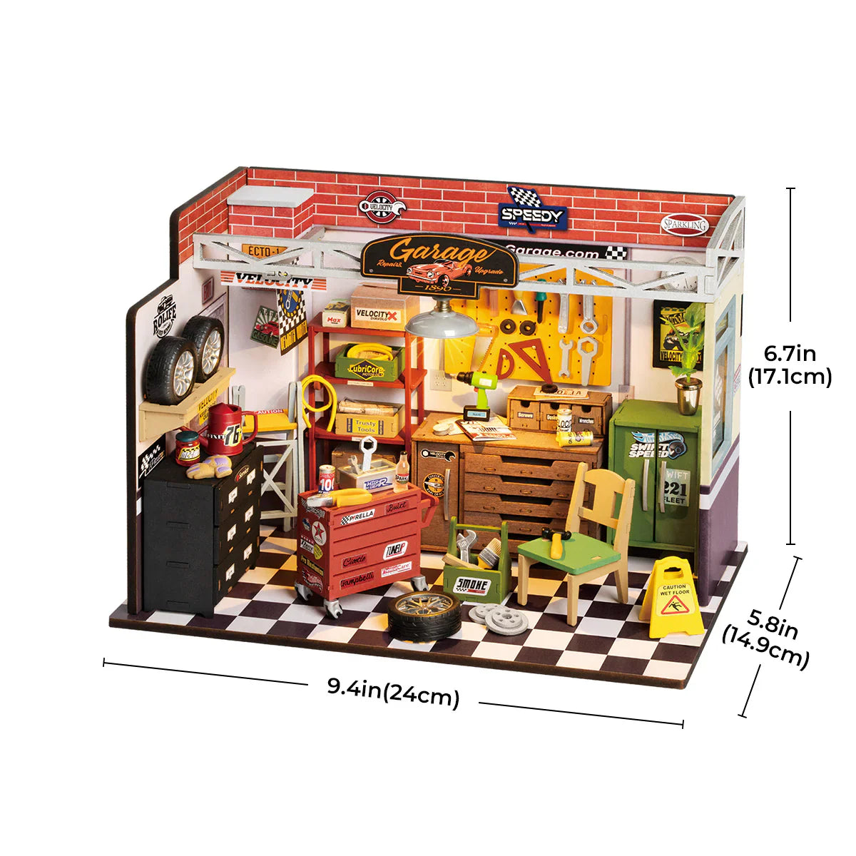 Rolife Garage Workshop DIY Miniture Puzzle - (DG165)