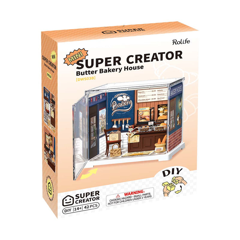 Rolife: Butter Bakery House - Super Store Plastic DIY Miniature Puzzle