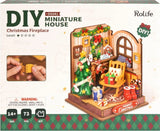 Rolife: Christmas Fireplace DIY Miniature Puzzle Kit - (DS041)