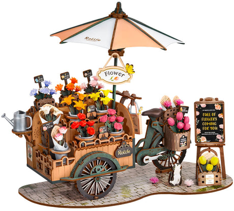 Rolife: Blossom Cart DIY Miniature Puzzle