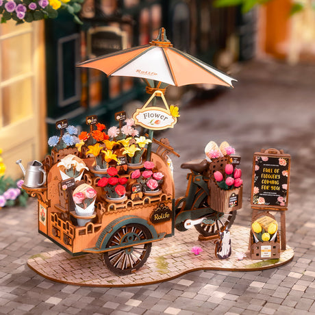 Rolife: Blossom Cart DIY Miniature Puzzle