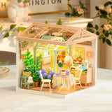 Rolife: Blooming Tea Garden - Super Store Plastic DIY Miniature Puzzle