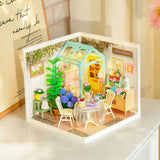 Rolife: Blooming Tea Garden - Super Store Plastic DIY Miniature Puzzle