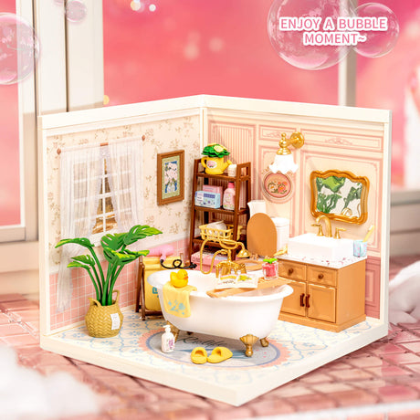 Rolife: Pop Bubble Bathroom - Super Store Plastic DIY Miniature Puzzle