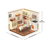 Rolife: Warm Dining Room - Super Store Plastic DIY Miniature Puzzle