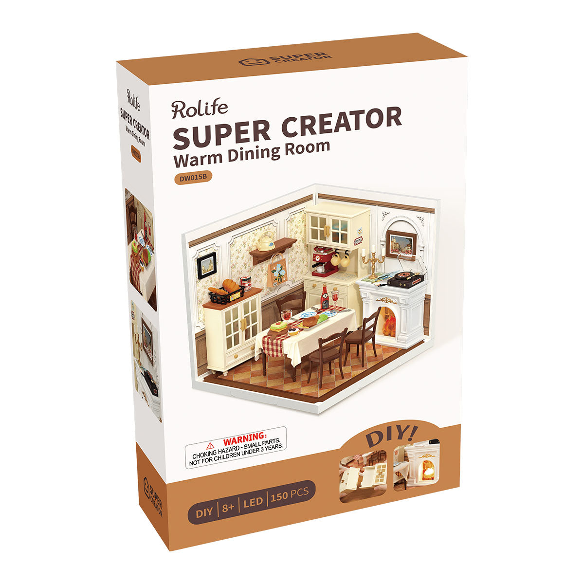 Rolife: Warm Dining Room - Super Store Plastic DIY Miniature Puzzle