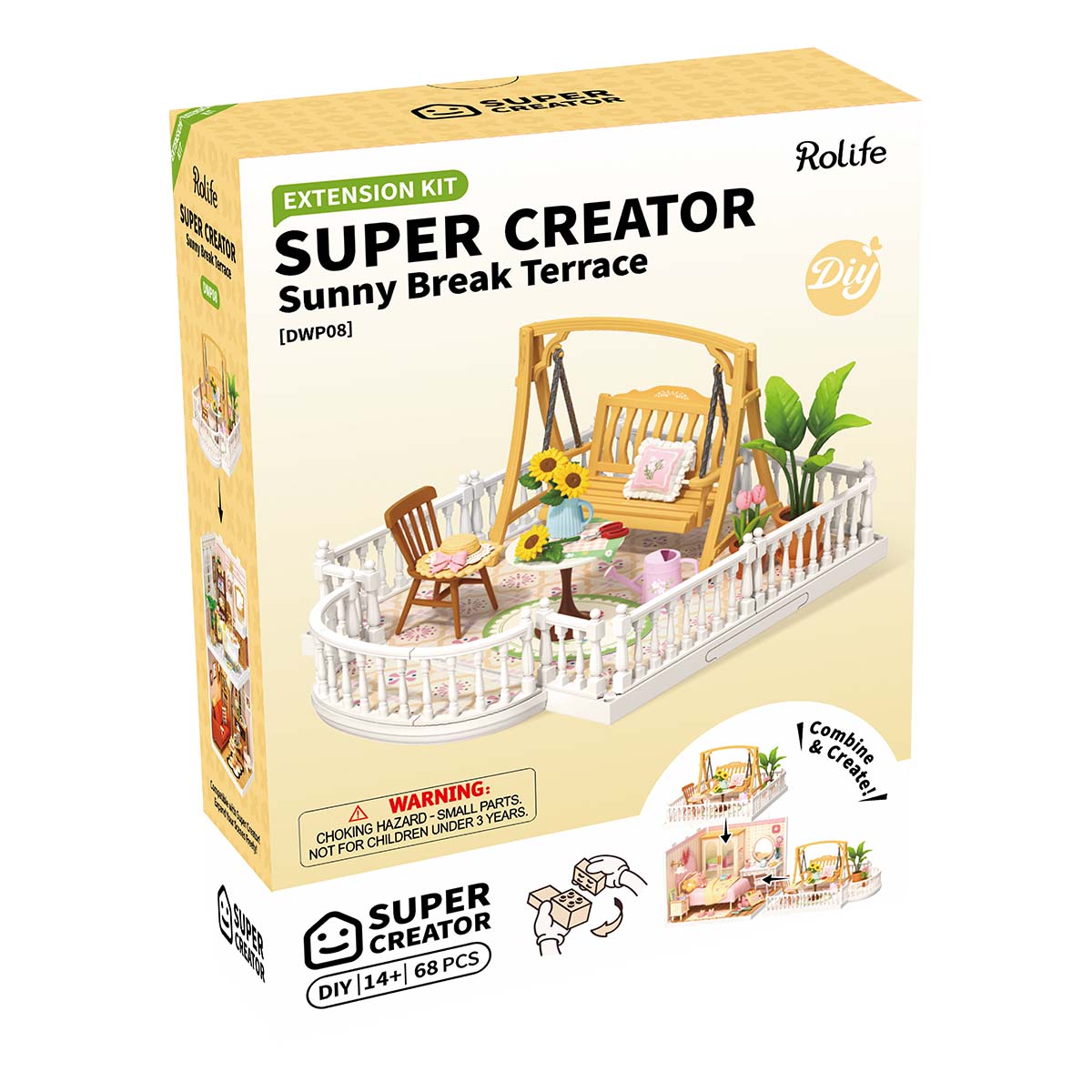 Rolife: Sunny Break Terrace - Super Store Plastic DIY Miniature Puzzle