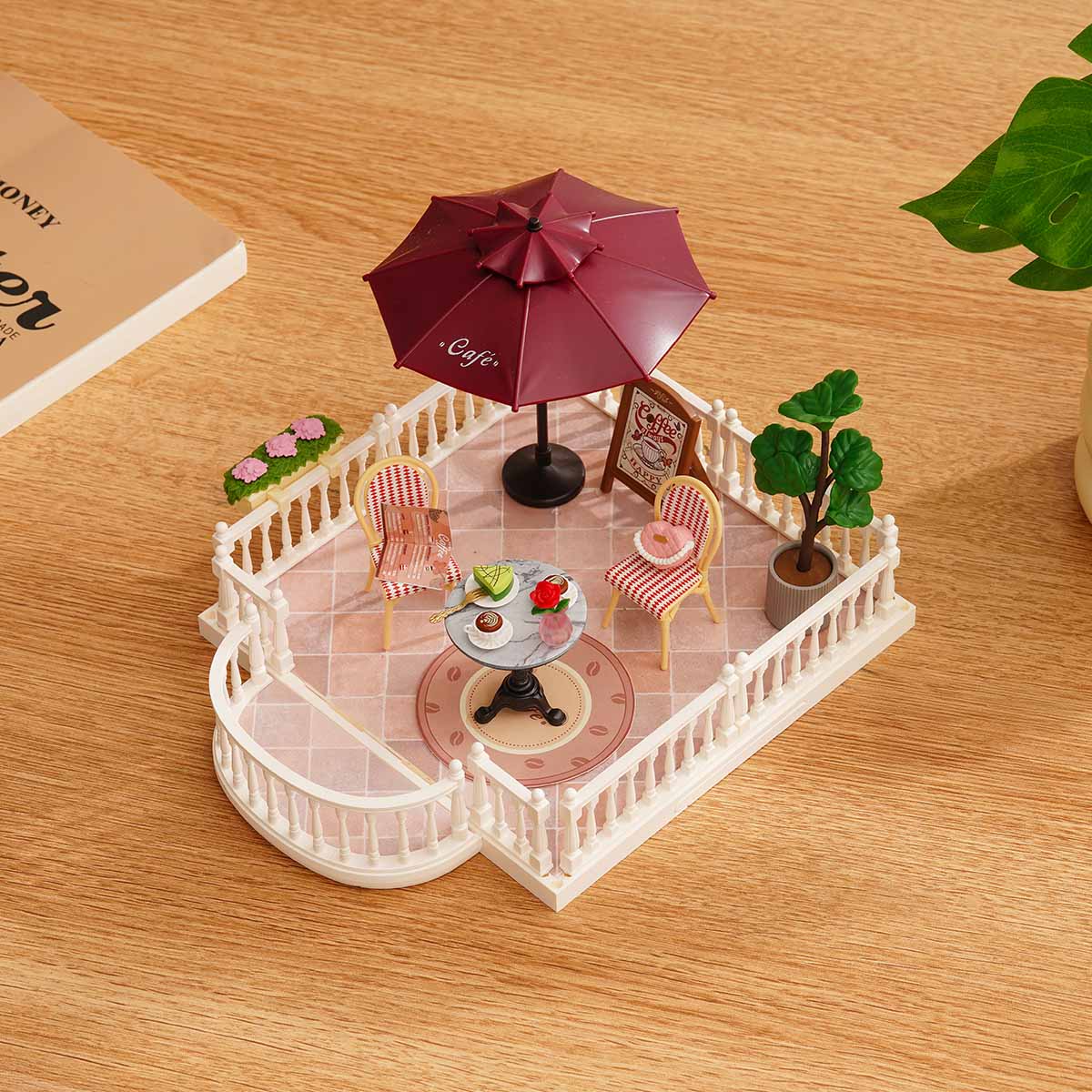 Rolife: Chic Café Terrace - Super Store Plastic DIY Miniature Puzzle