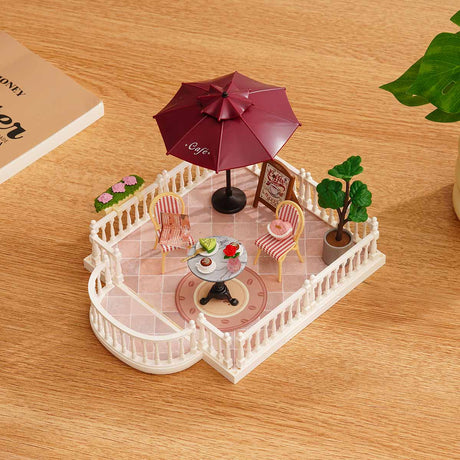 Rolife: Chic Café Terrace - Super Store Plastic DIY Miniature Puzzle