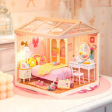 Rolife: Lovely Pink Bedroom - Super Store Plastic DIY Miniature Puzzle
