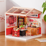 Rolife: Panda Hot Pot - Super Store Plastic DIY Miniature Puzzle