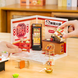 Rolife: Panda Hot Pot - Super Store Plastic DIY Miniature Puzzle