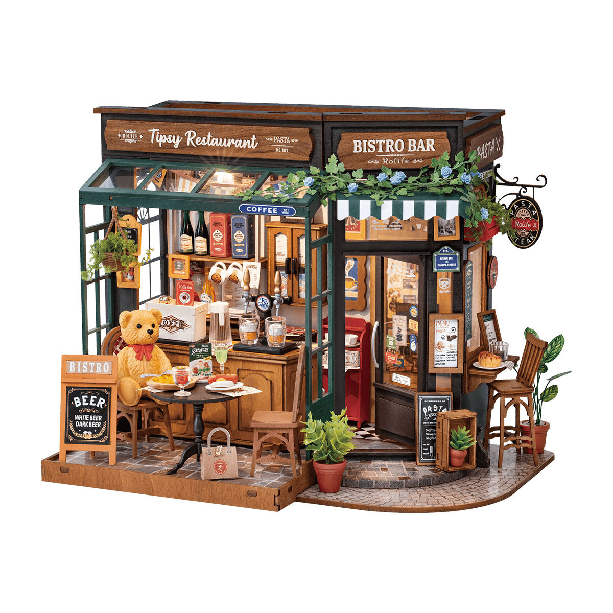 Rolife: Tipsy Restaurant DIY Miniature Puzzle