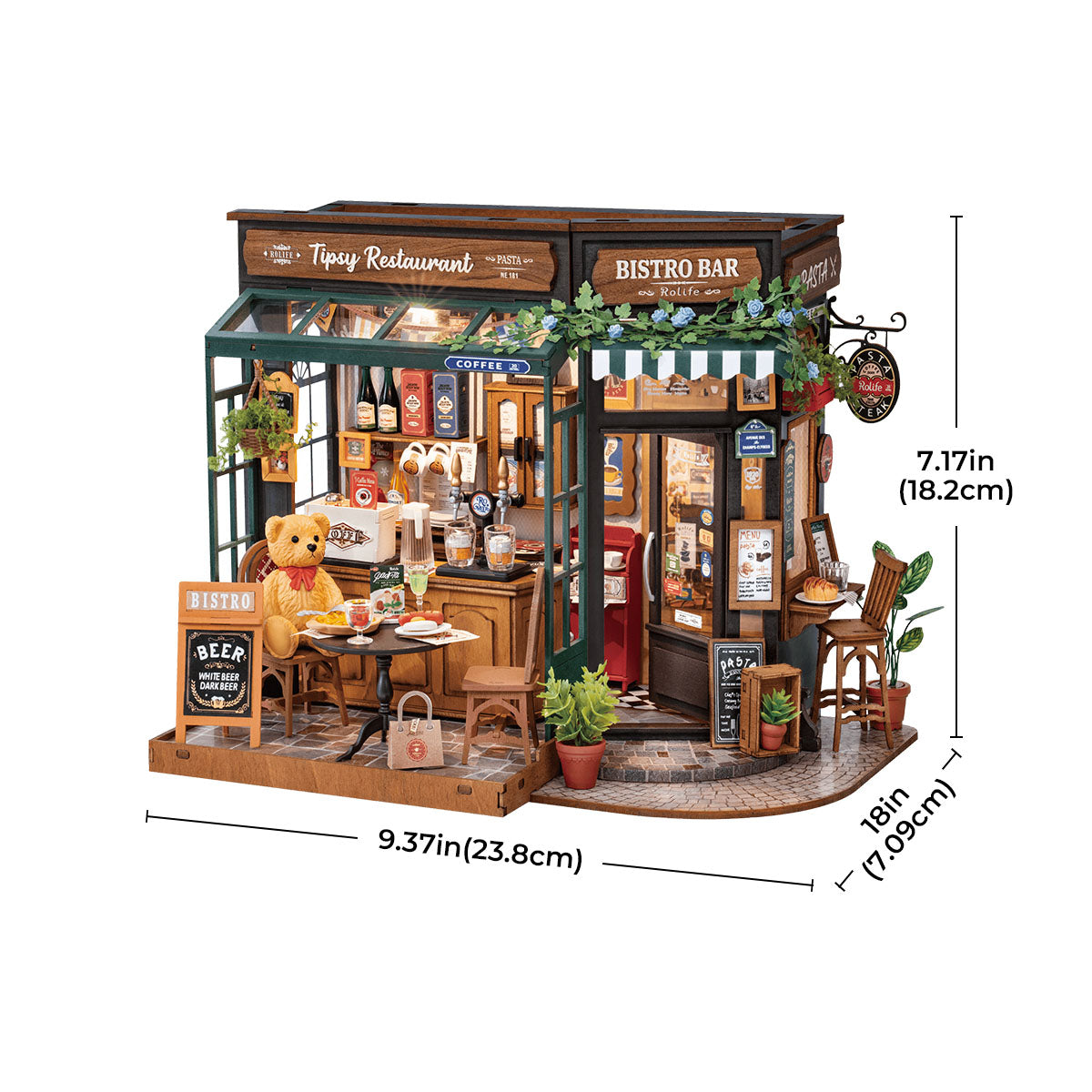Rolife: Tipsy Restaurant DIY Miniature Puzzle