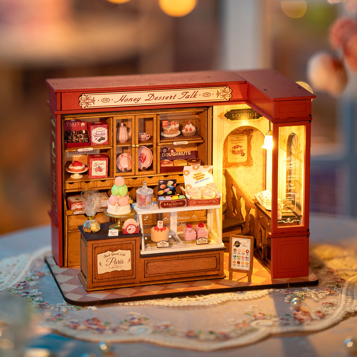 Rolife: Honey Dessert Talk DIY Miniature Puzzle