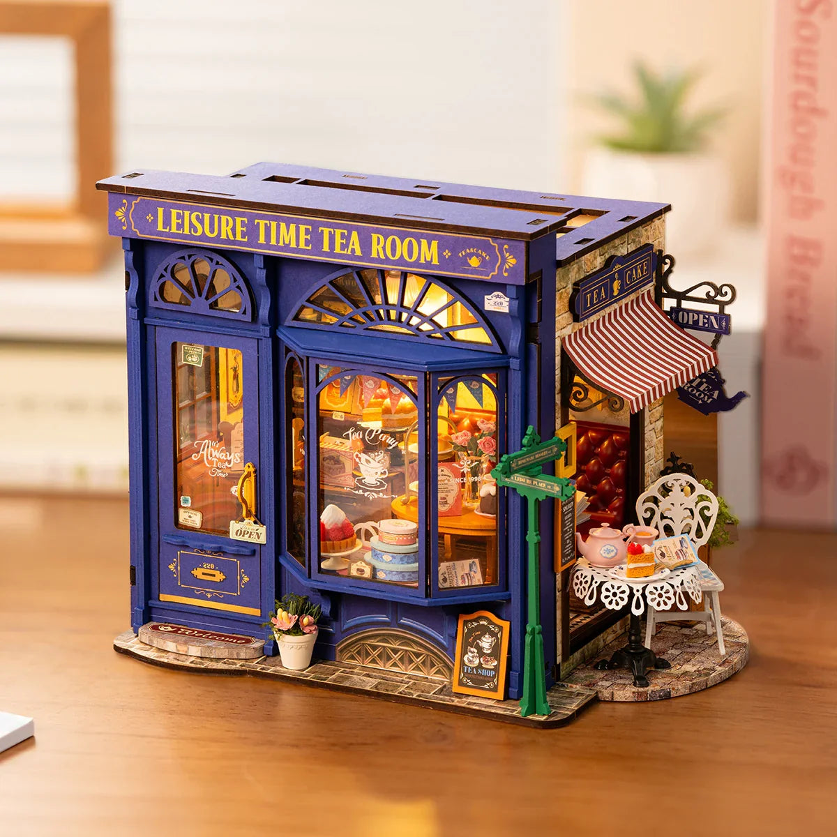 Rolife Leisure Time Tea Room DIY Miniture Puzzle - (DG171)