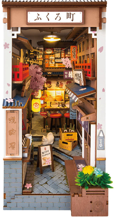 Rolife: Sakura Wine Alley Book Nook DIY Miniature Puzzle