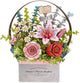 Rolife: Wooden Flower Basket DIY Miniature Puzzle Kit - (TW03H)