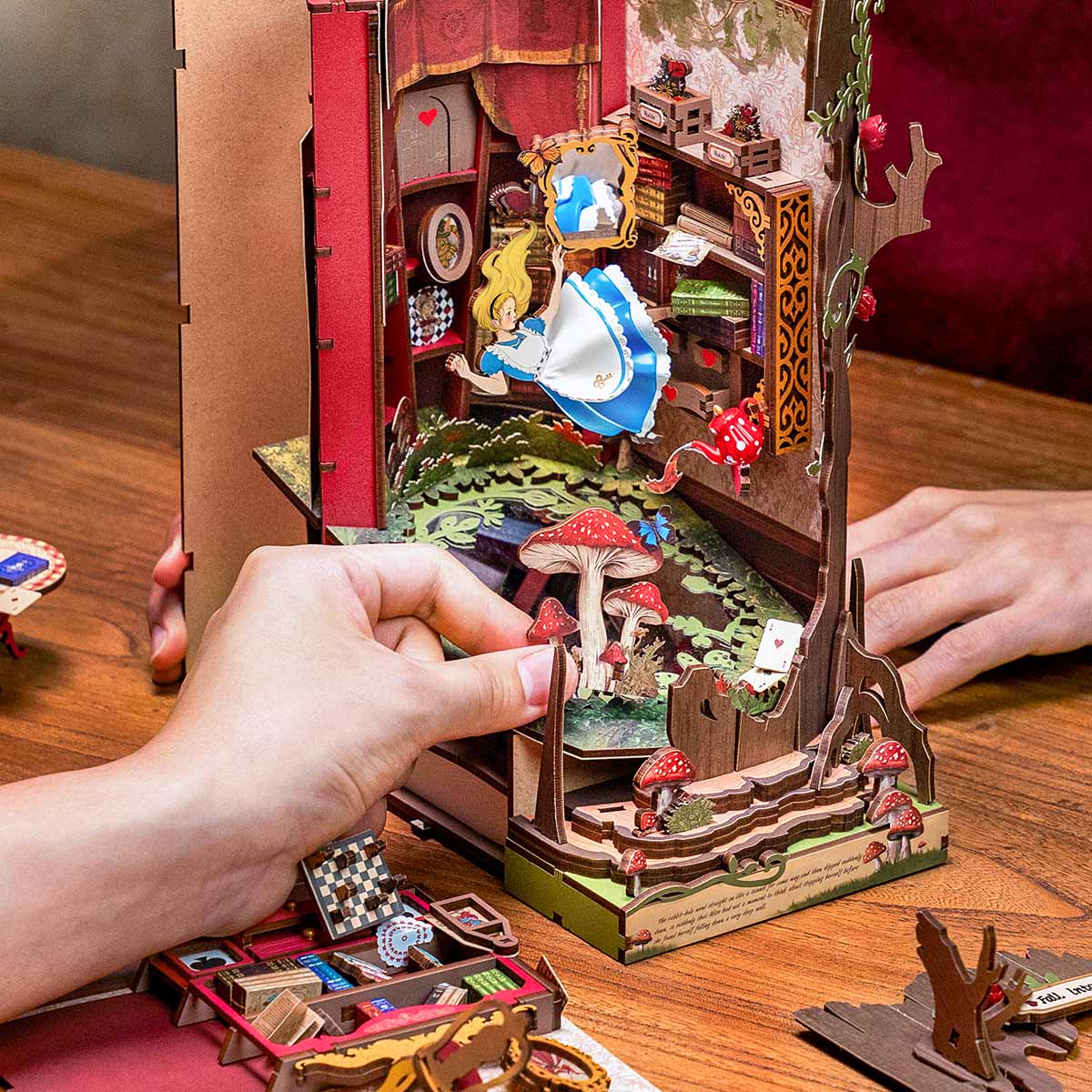 Rolife Alice Adventure DIY Miniture Book Nook Puzzle - (TGB12)