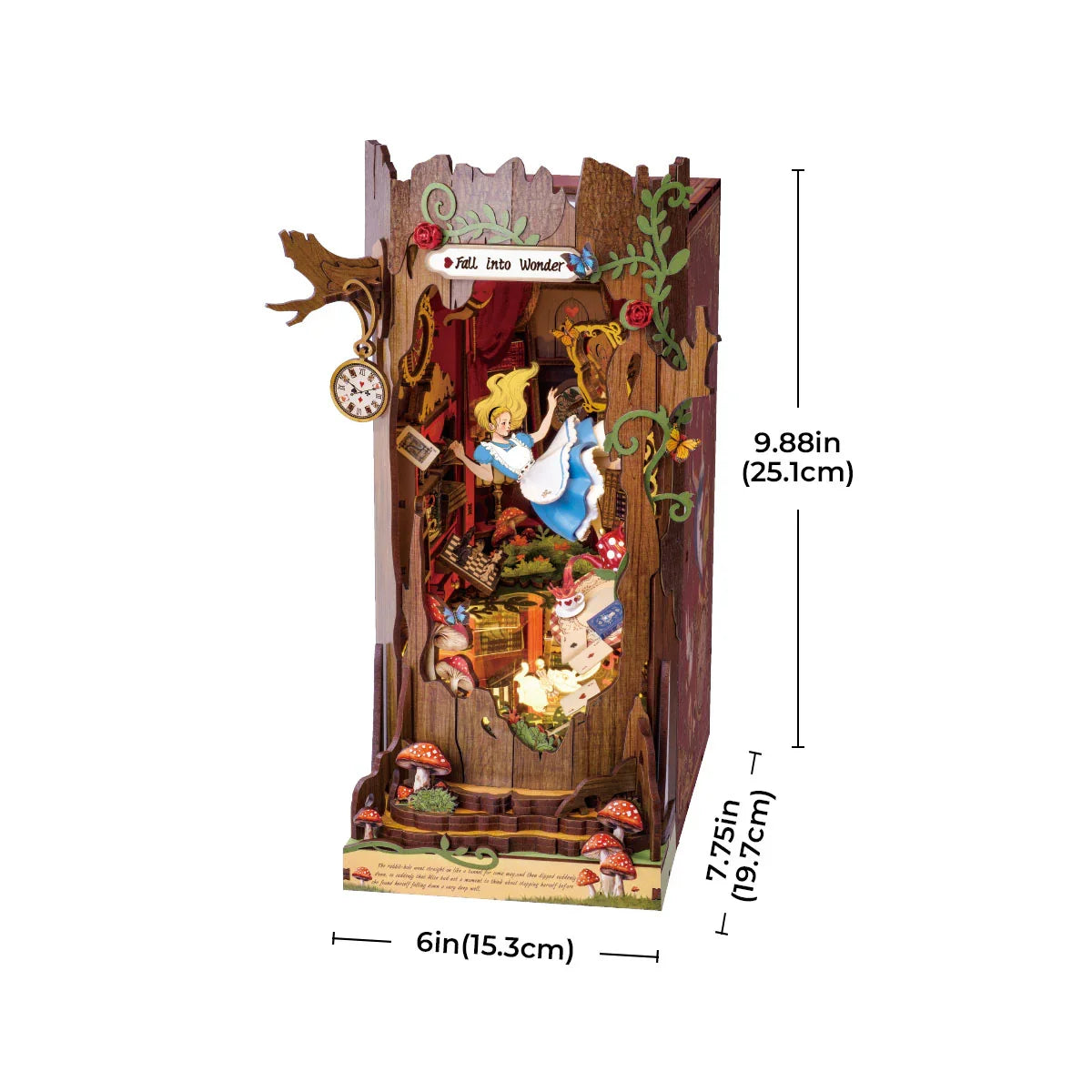 Rolife Alice Adventure DIY Miniture Book Nook Puzzle - (TGB12)