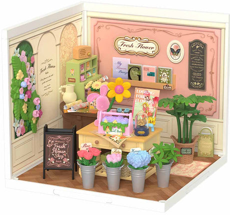 Rolife: Fresh Flower Shop - Super Store Plastic DIY Miniature Puzzle