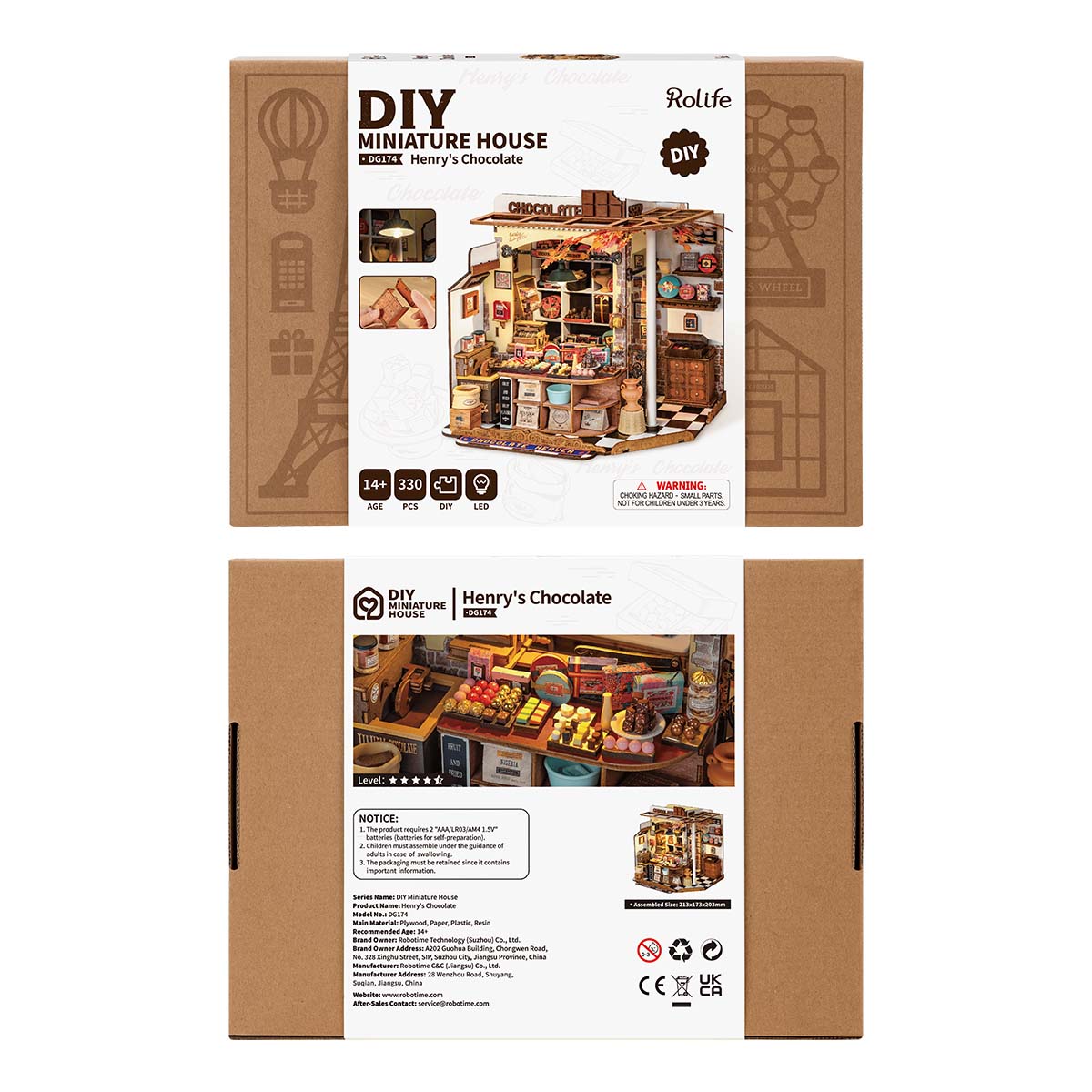 Rolife: Henry's Chocolate DIY Miniature Puzzle